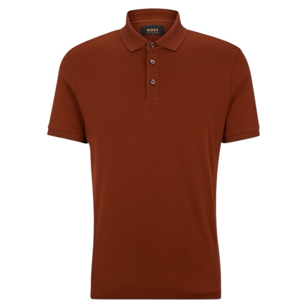 Brown Hugo Boss Polo Shirt (M)